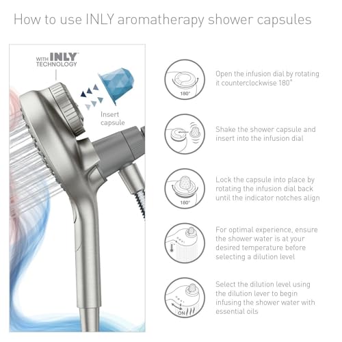 Regadera de mano aromaterapia Moen con cápsulas INLY miniatura 5