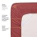 Supreme Collection Twin Sheet Sets - 3 Piece Bed Sheets and Pillowcase Set for Twin Mattress - Burgundy, Extra Soft, Elastic Corner Straps, Deep Pocket