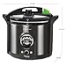 Presto 02144 12-Quart Digital Pressure Canner - Digital Display, Waterbath Capable, 10-Built-In Safety Features, Recipe Book, Black Stainless Steel