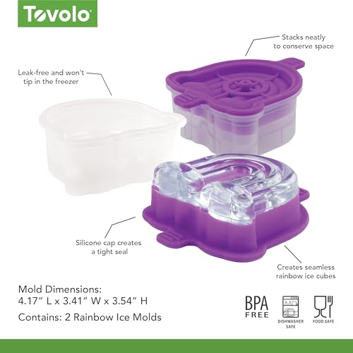Image of Tovolo, Molds Ice Mold Rainbow Set of 2