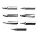 FEITA T18 Soldering Iron Tips 60 Watt Solder Replacement Tip Accessories for Electronics Iron Station FX-888D, FX-888, 936 Tools (7Pcs)