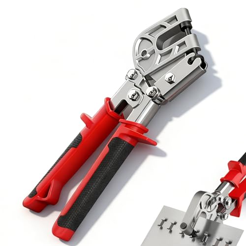 Trockenbau Zange Profil Verbundzange Crimpzange für Stahlbolzen 0 4-0 8mm Hohe Stärke Trockenbau Werkzeug für Metallprofile Gipskartonarbeiten Dekorationsprojekte