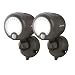Mr. Beams MB360XT Wireless Battery-Operated Outdoor Motion-Sensor-Activated 200 Lumen LED Spotlight, Brown, 2-Pack