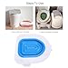 Wisoqu Cat Toilet Training Kit, Reusable Plastic Trainer, Pet Toilet Training System, Train Your Pet to Use The Toilet, Cat Toilet Training Seat Tool, Easy to Disassemble and Clean