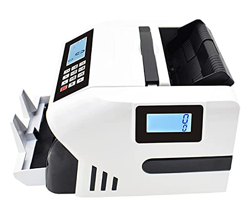 Image of Updated Super Heavy Duty Note-Currency-Cash-Money-Counting Machine with Fake Note Detection for All Old /New Notes.! 1 Year Warranty (INX 2080)