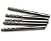 WKSTOOL 20Pcs 3mm 1/8 Cylinder Solid Carbide Burrs Heavy Duty Grinding Heads Chamfering Industrial Deburring Rotary bits for Straight Edges Surfaces Holes Metal Metalworking