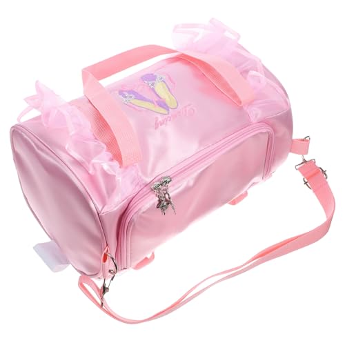 Sac de danse ballet fille grand format satin pour accessoires maquillage