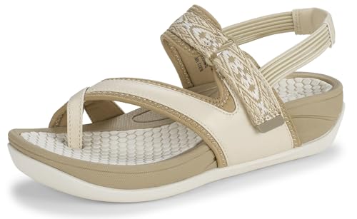 BareTraps Women's Danique Platform Flip Flop Sandal, Taupe, 9 M US