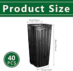 Iceyyyy Tall Tree Pots,Plastic Deep Nursery Treepots,Tall Seedling Flower Plant Container Pots for Indoor Outdoor Garden Plants (40pcs)