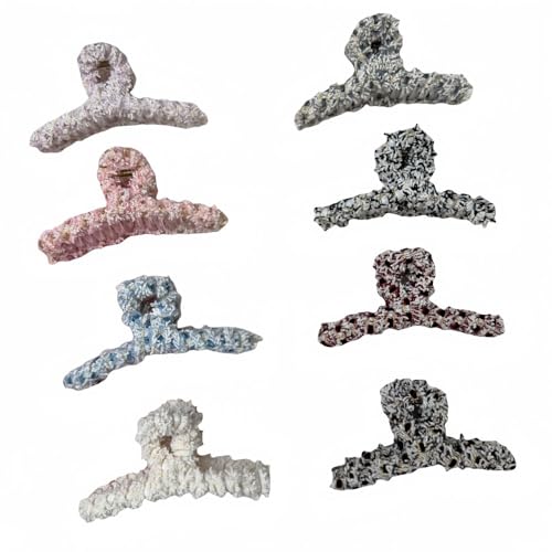 Pinces à cheveux en flanelle tissée main accessoires de tête luxe