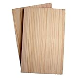 Wildwood Grilling Bulk 50-Pack 5" x 7" Western Cedar Grilling Planks Perfect Quantity for Restaurants, Chefs, and Deli's - Great for Adding Flavor and for Presentation - USA-Made and Sourced