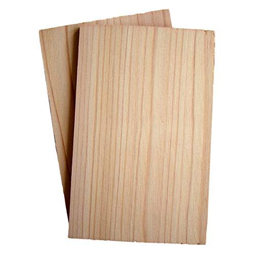 Wildwood Grilling Bulk 50-Pack 5" x 7" Western Cedar Grilling Planks Perfect Quantity for Restaurants, Chefs, and Deli's - Great for Adding Flavor and for Presentation - USA-Made and Sourced