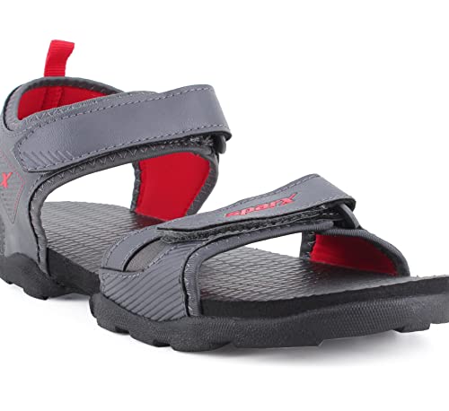 Image of Sparx Men's Sandal, Cool Grey Red, 6 UK