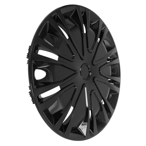 Enjoliveur de roue 15 pouces noir en PP haute résistance pour customisation automobile