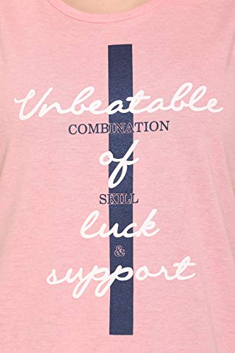 Image of In Love Women's Plus Size Longline T-Shirt with Side Pocket, 3 /4 Sleeve, Crew Neck