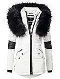 Steppmantel Damen mit weicher warmer Wattierung, Innenfutter aus kuschelig weichem Teddyfleece, gefütterte Außentaschen (nie mehr kalte Hände)