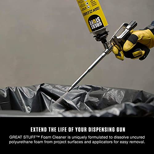Image of Great Stuff Foam Cleaner | Polyurethane Foam Residue Remover, 12 oz. (12 Pack)