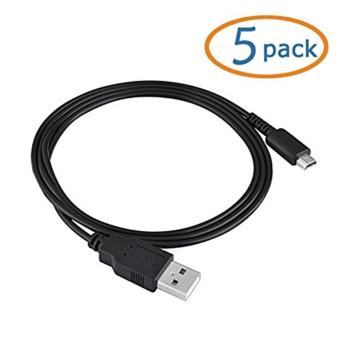 SunColorful Gen USB Charger Power Cable for Nintendo 3DS/DSI/DSIXL - 5 Pack Screen Protector SunColorful Gen USB Charger Power Cable for Nintendo 3DS/DSI/DSIXL - 5 Pack Screen Protector