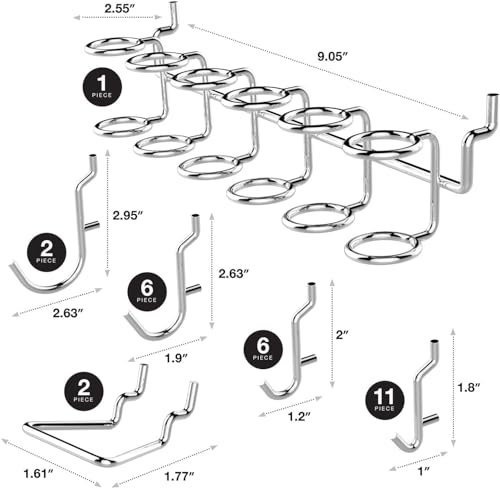 Wen Workbench Pegboard Accessory Kit, 50-Piece (WB050A)