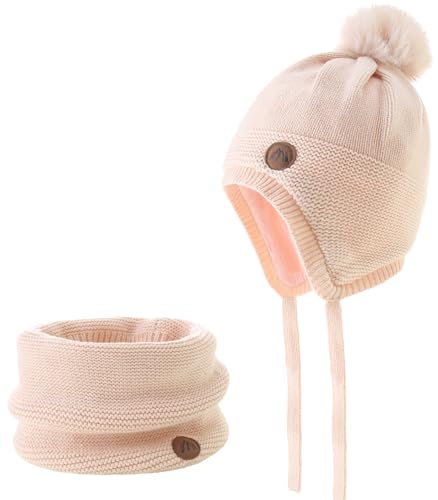 Monimo 100% Baumwolle Baby Wintermütze Kinder Warm Earflap Baby Beanie fur Jungen & Mädchen