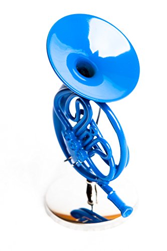 Decorative Blue French Horn with Case inspired by How I Met Your Mother– Romantic Gift -HIMYM Merchandise
