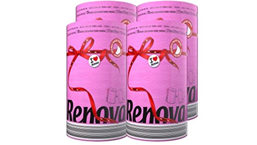 Renova Fuchsia Paper Towel (Pack of 4) - //coolthings.us