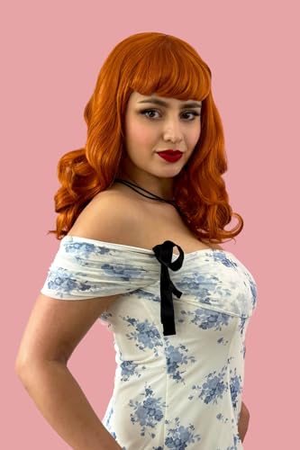 Perruque rousse style années 50 pour changer de tête sans couper vos cheveux