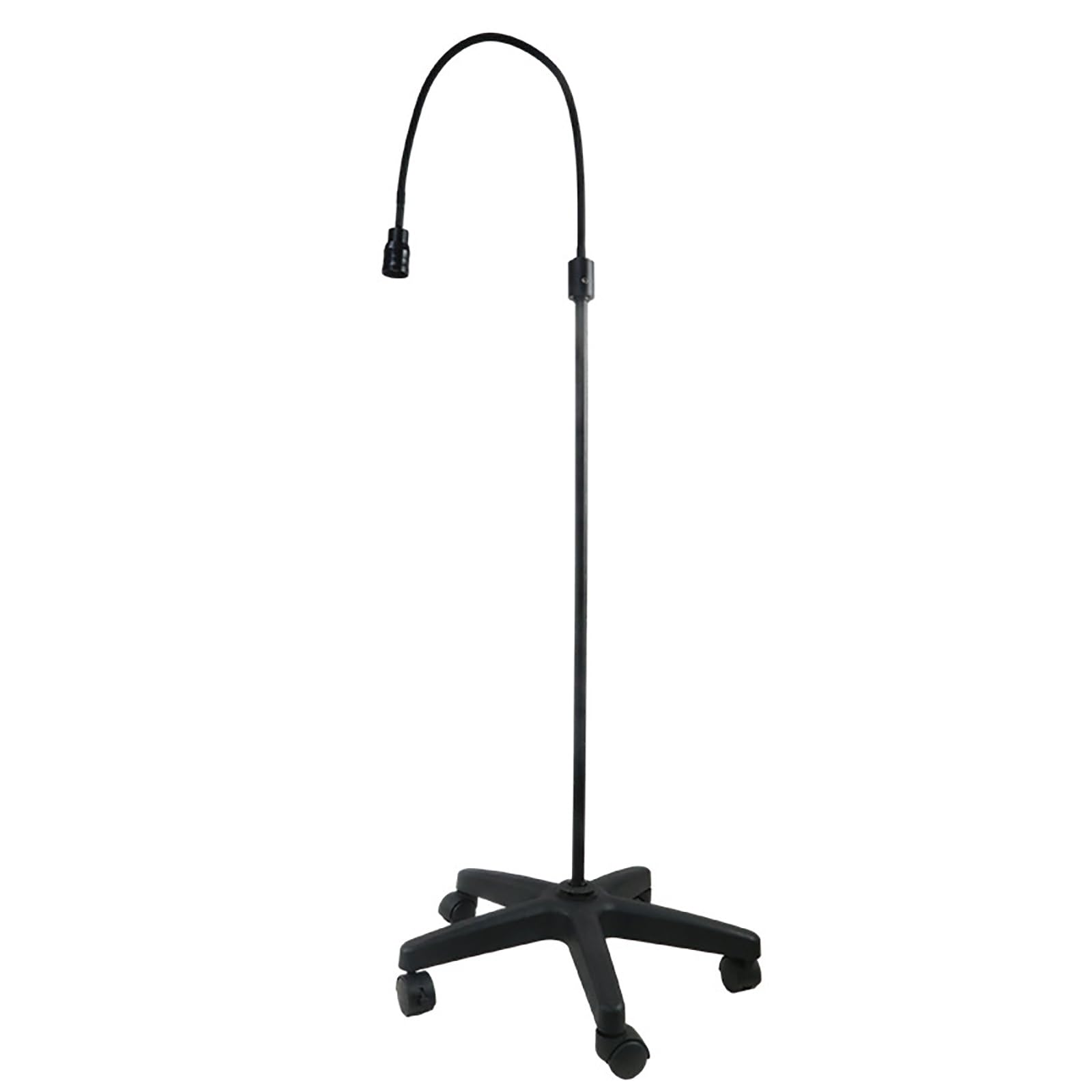 Lampada Per Esame Medico Mobile Da Pavimento Flessibile A Collo D'Oca Con Base Ponderata Per Ginecologia Odontoiatria Lampada Senza Ombre