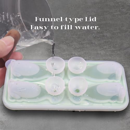 Molde de cubos de hielo en forma de perro labrador miniatura 3