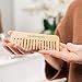 GranNaturals Wide Tooth Wooden Birthing & Labor Comb - Natural Wood Detangler for Wet or Dry Hair - Prevents Tangle & Static - Styling & Detangling Tool for Straight, Curly, Wavy, Thick Hair