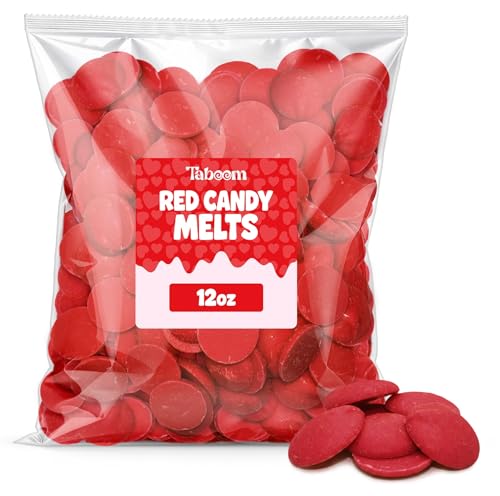 Red Candy Wafer Chocolate Melts - 12 Oz Valentine’s Day Candy Melting Wafers For Baking, Decorating, Dipping, Drizzling & Desserts