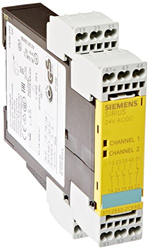 Siemens 3TK28 30-2CB30 Safety Relay Expansion Unit, Spring Loaded Terminals, 4 NO Enabling Contacts, 24VAC/VDC Rated Voltage, 22.5mm Width