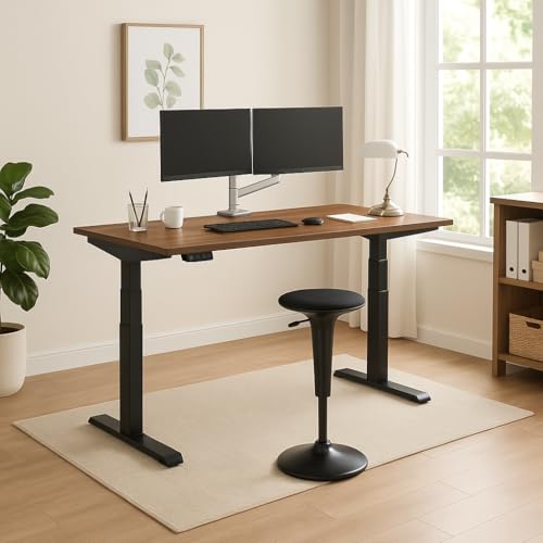 Image of We're it Ergonomic Standing Desk Stool - Height Adjustable Wobble Active Seating Chair for Sit Stand Desks, 22.5-29.5 Inches, Black