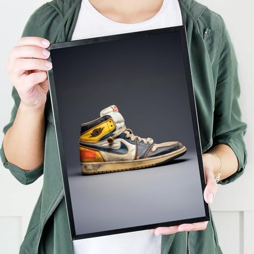 Affiches baskets Michael Jordan au graphisme soigné NebulaNova pour décoration épurée