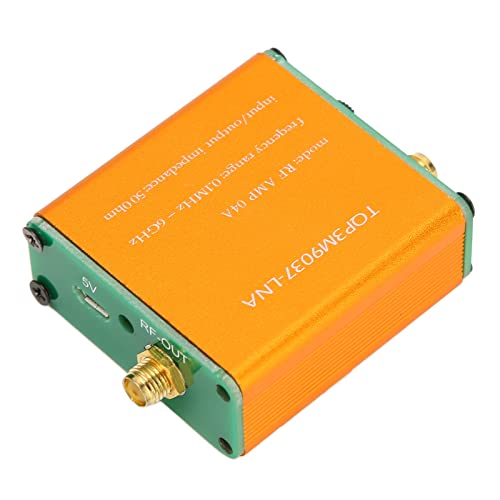 Rauscharmer Verstärker, HF-Leistungsvorverstärker, 20 DB, Professionelles LNA-Modul mit Hoher Verstärkung (Wird mit einem 2500-mAh-Li-Ionen-Akku geliefert)