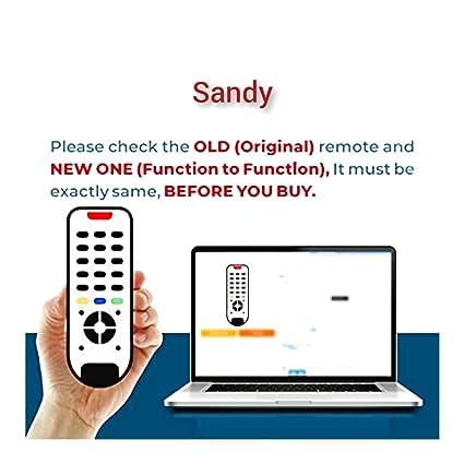 Comparison of old and new remote for compatibility