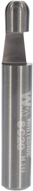 Whiteside Router Bits SC29 7-Degree Bevel Trim Bit with Solid Carbide 1/4-Inch Cutting Length