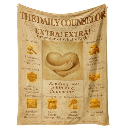 Lawyer Gifts for Women & Men - Inspirational Lawyer Blanket 60