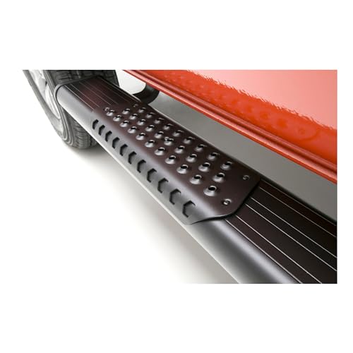 Estribos laterales de aluminio negro Luverne 90 pulgadas miniatura 6