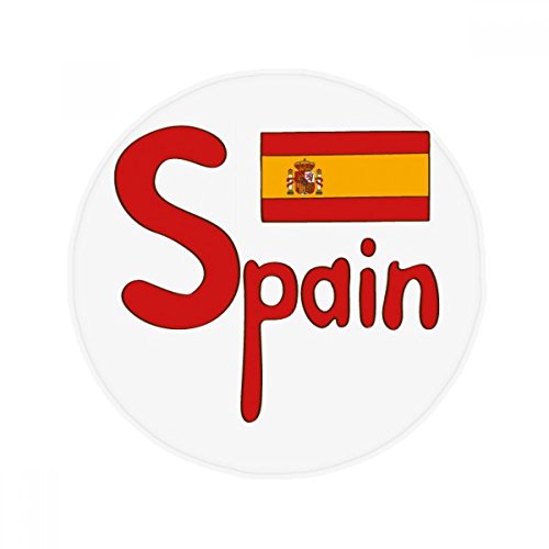 Tapis rond Espagne anti-dérapant 80cm, idée cadeau DIYthinker - 2