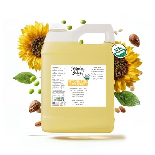 Organic Vitamin E Oil for Scars
