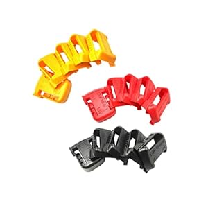 Batterijhouder compatibel met DEWALT 14.4V 18V 20V / MILWAUKE M18 18V Batterij Geel 5 STKS Draagbare Multi Tool Kit