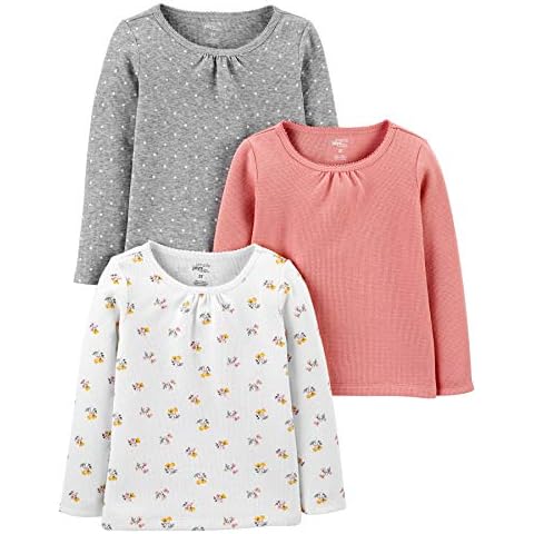 Simple Joys Baby Girls' Long-Sleeve Shirts Cover