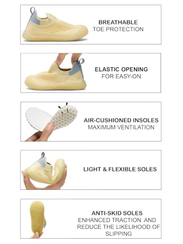 Image of ONYC Jello Toddlers's First Step Shoes - Yellow (Unisex)