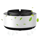 Avec moteur silencieux : équipé d'un moteur indépendant à faible bruit, le cendrier sans fumée vous permet de profiter d'un environnement calme et également d'éliminer la fumée secondaire pour votre famille.