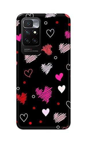 Image of PRINTFIDAA Vibrations of Love Hard Back Cover for Redmi 10 Prime Back Cover -(P6) KAT1009