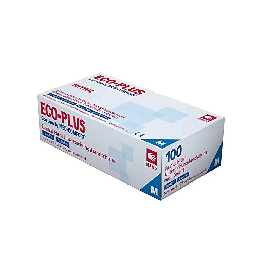 Preisvergleich Produktbild Eco Plus Nitril, Einweghandschuhe, Größe S