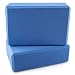Peace Yoga Foam Exercise Blocks Blue [9" x 6" x 3"] (2 pack)
