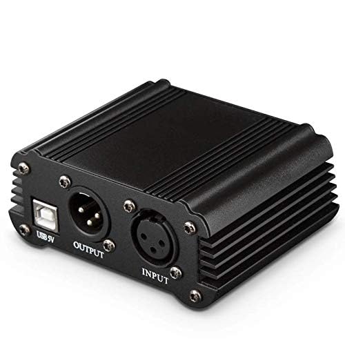 Nutts 48V Audio Interface Phantom Power Supply Microphone Cable USB