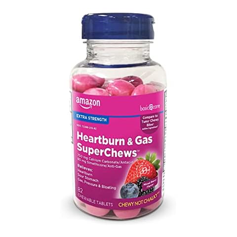 Amazon Basic Care Heartburn & Gas SuperChews Cover